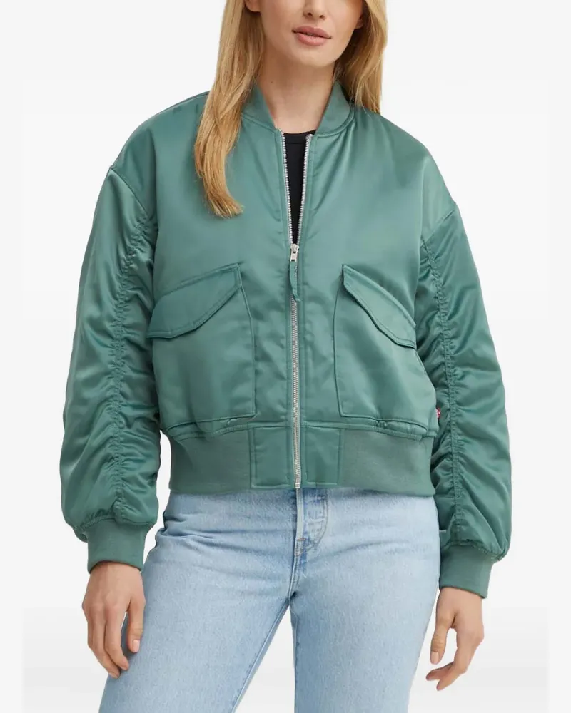Levi's flap-pocket bomber jacket - Grün Grün