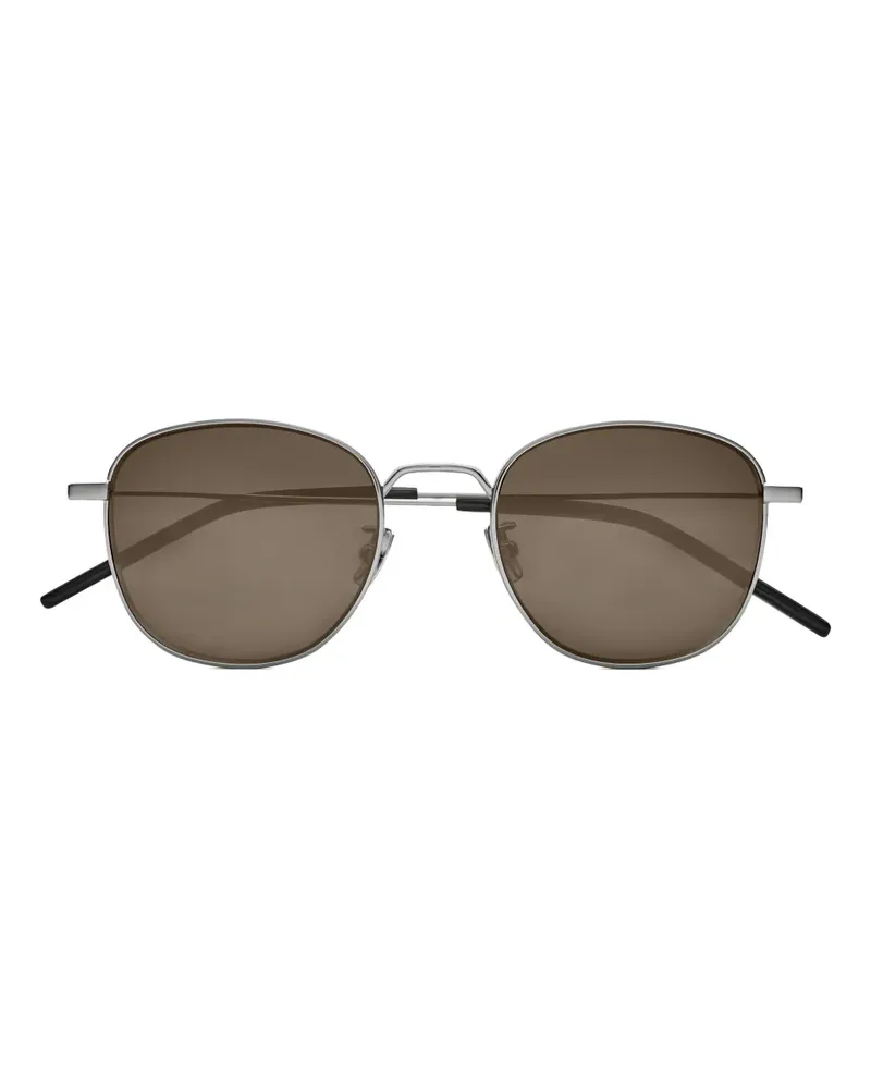 Saint Laurent round-frame sunglasses - Silber Silber