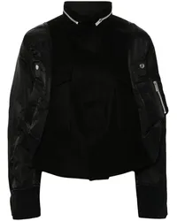 Sacai Cropped-Jacke Schwarz