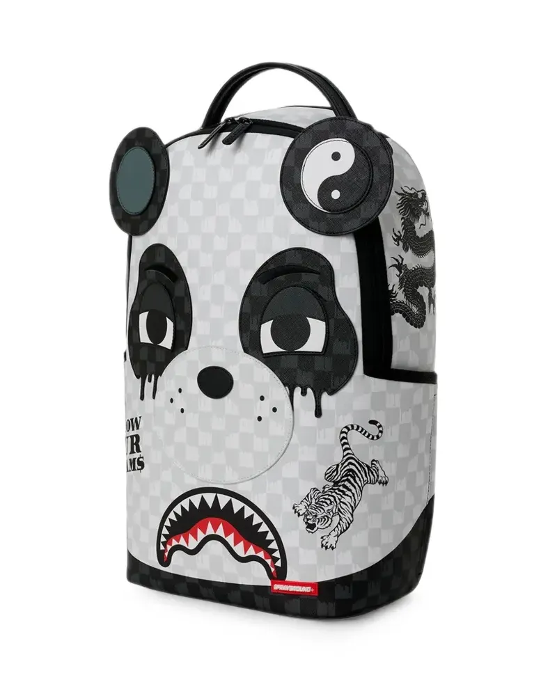 Sprayground Panda Face Rucksack - Grau Grau