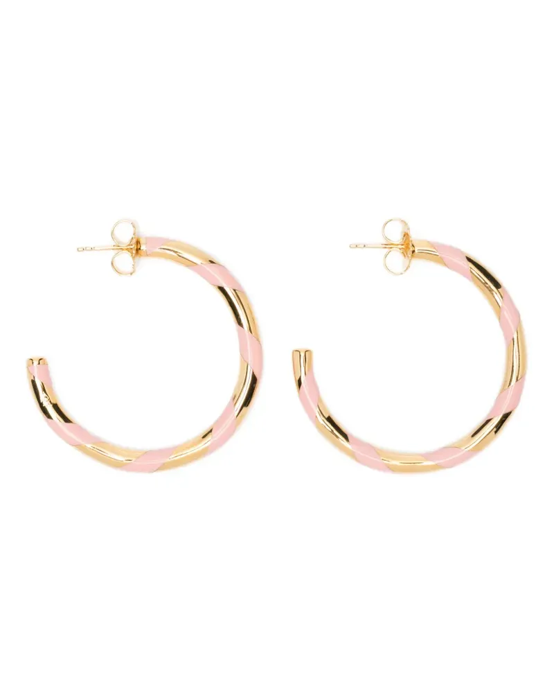 Aurélie Bidermann Positano hoop earrings - Gold Gold