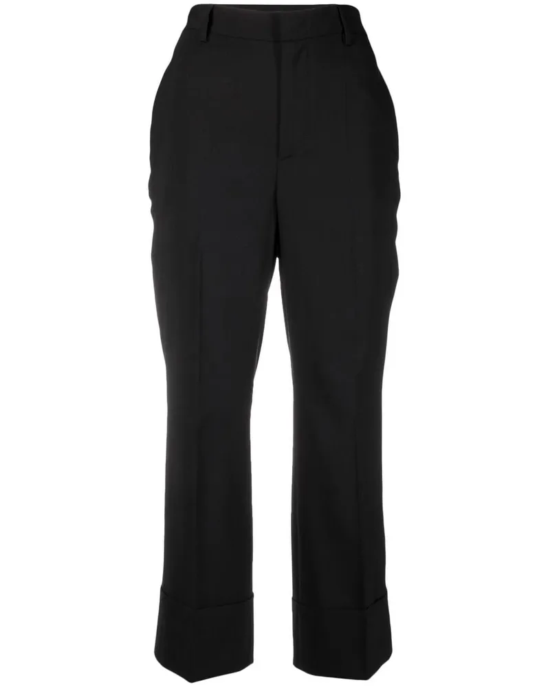 Dsquared2 Ausgestellte Cropped-Hose - Schwarz Schwarz