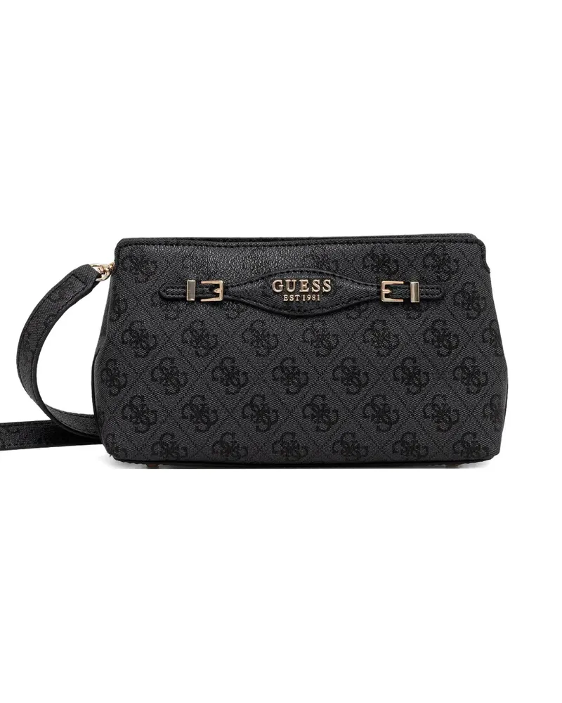Guess Umhängetasche mit Monogramm - Schwarz Schwarz
