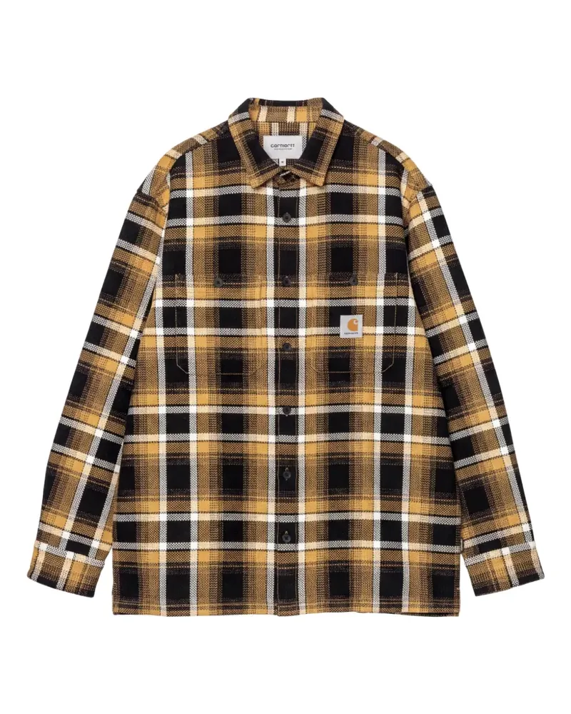 Carhartt WIP Vaughn plaid pocket shirt - Gelb Gelb