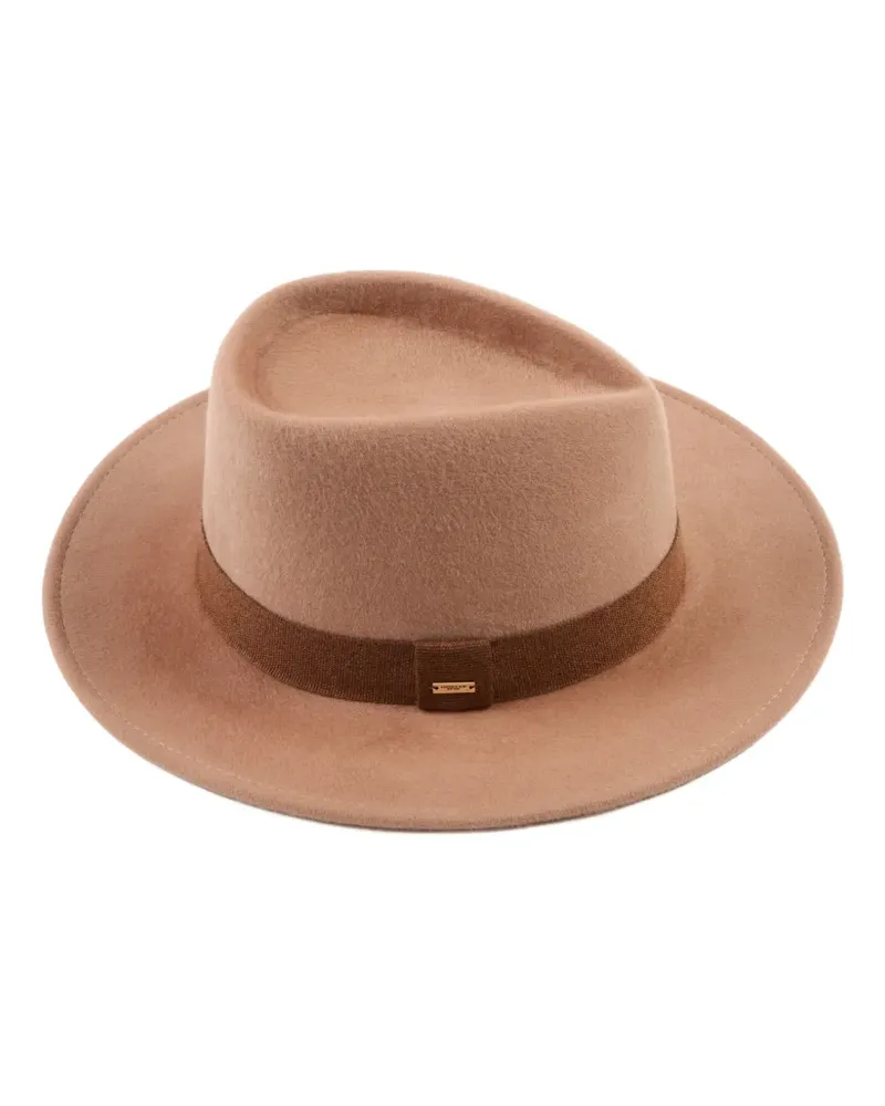 Eugenia Kim ribbon fedora hat - Nude Nude
