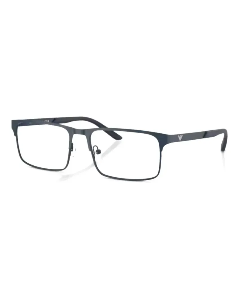 Emporio Armani rectangle-frame glasses - Blau Blau