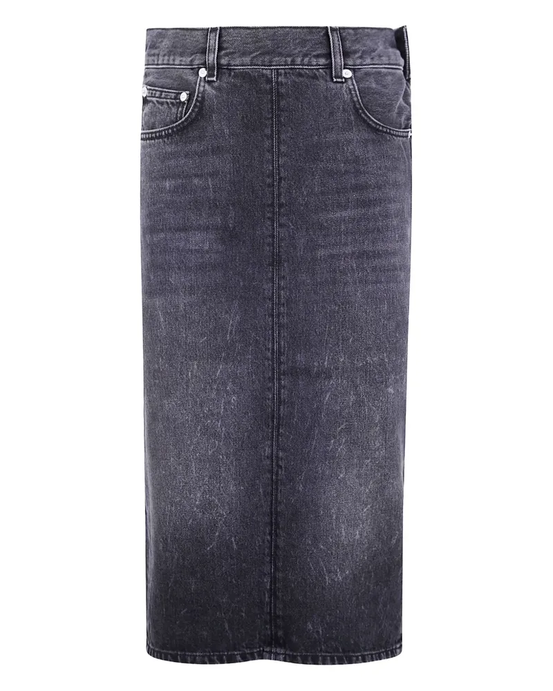 Haikure Rock aus Denim - Grau Grau