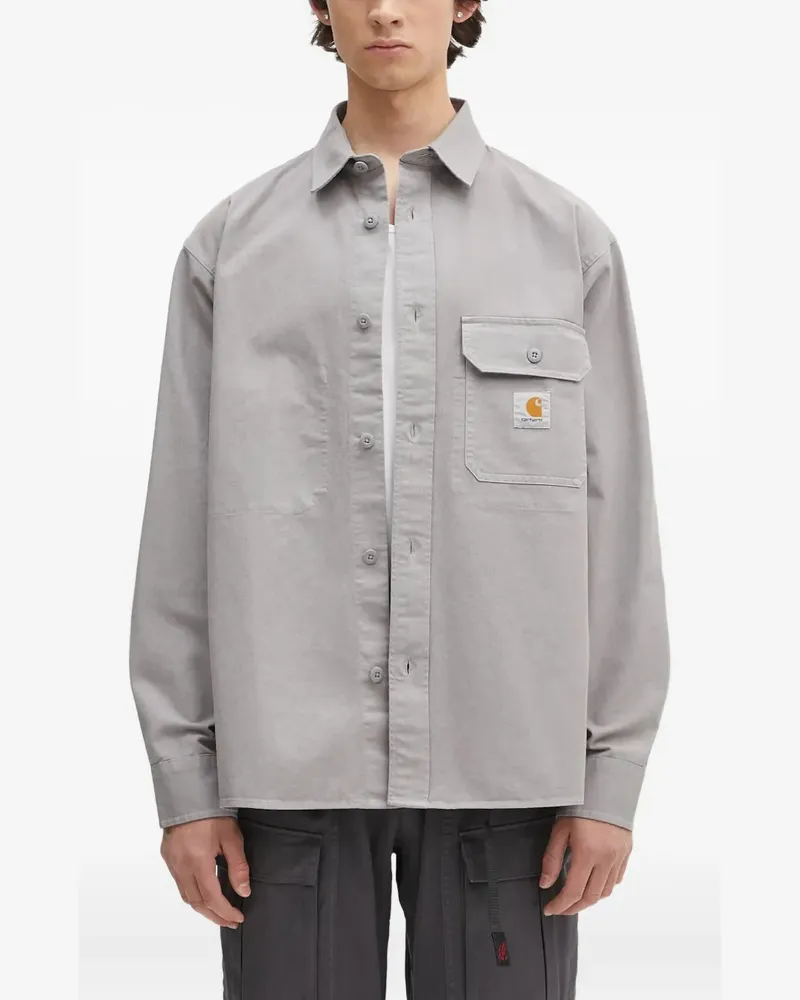 Carhartt WIP Reno Hemd mit Taschendetail - Grau Grau