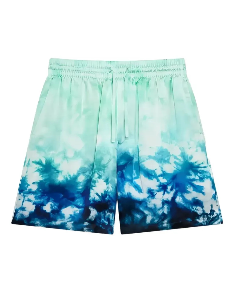 Casablanca Paris tie-dye drawstring shorts - Blau Blau