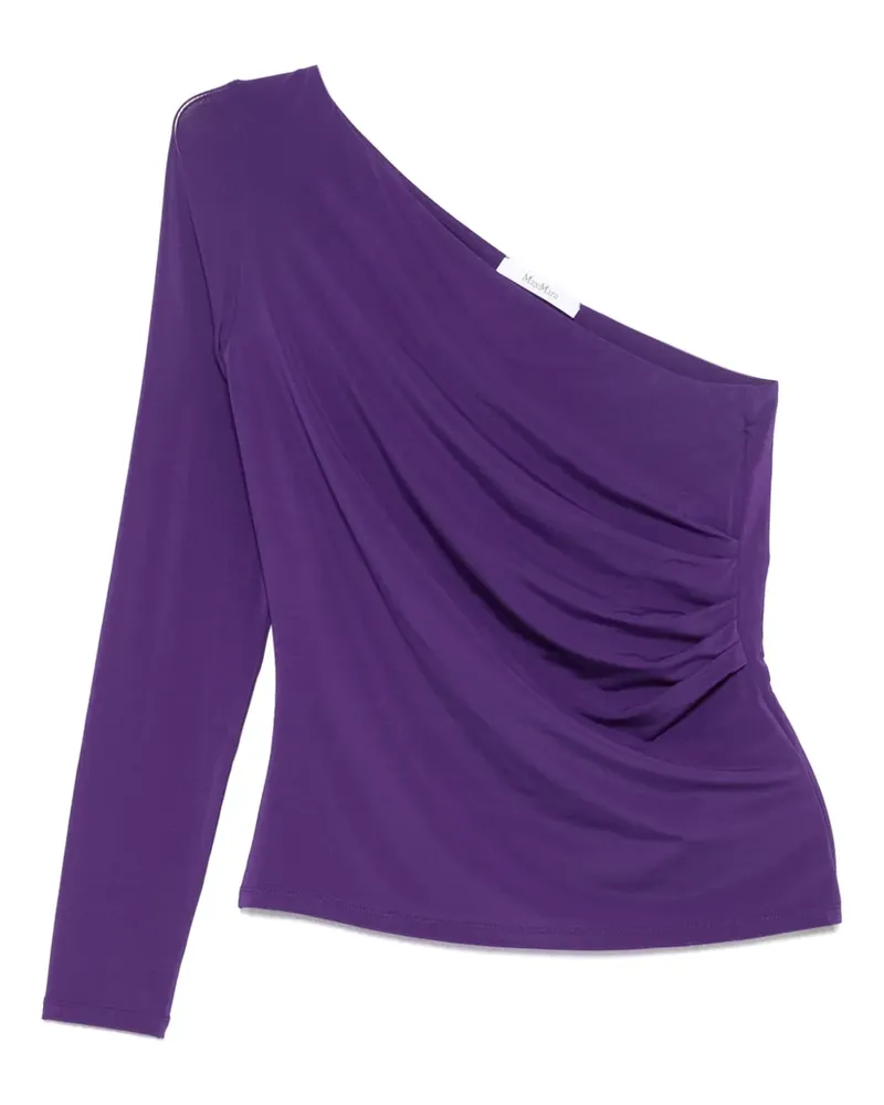 Max Mara Asymmetrisches Top - Violett Violett