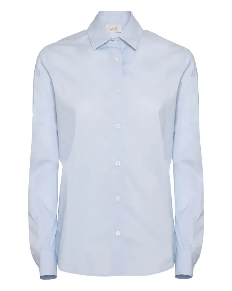MAZZARELLI Langärmeliges Hemd - Blau Blau
