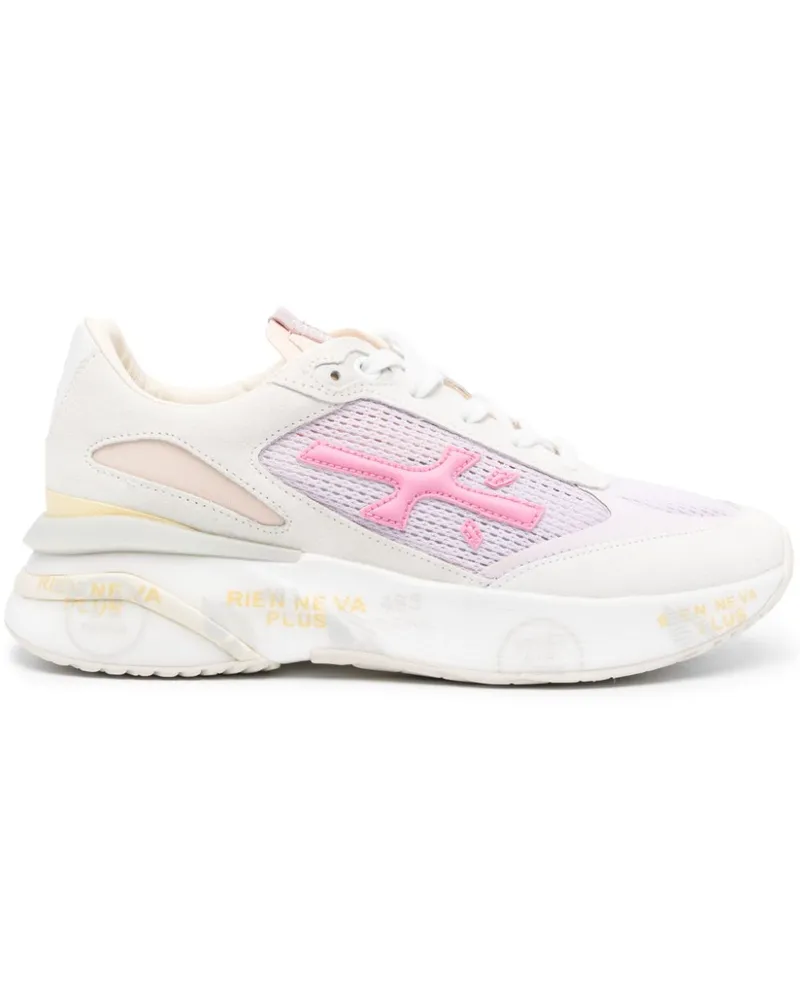 Premiata Moerun Sneakers im Used-Look - Nude Nude