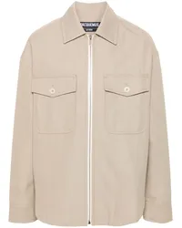 Jacquemus Le blouson Montaigne Jacke Nude