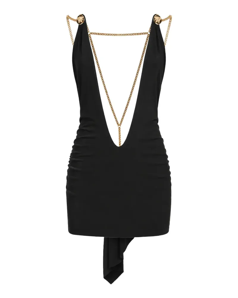 Dsquared2 Asymmetrisches Kleid - Schwarz Schwarz