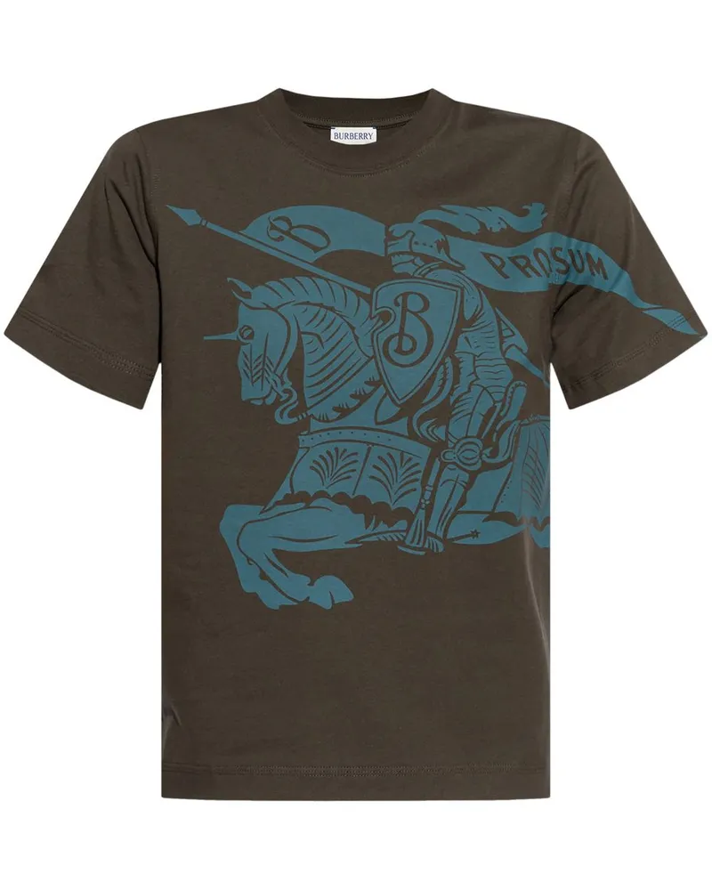 Burberry Equestrian Knight T-Shirt - Braun Braun