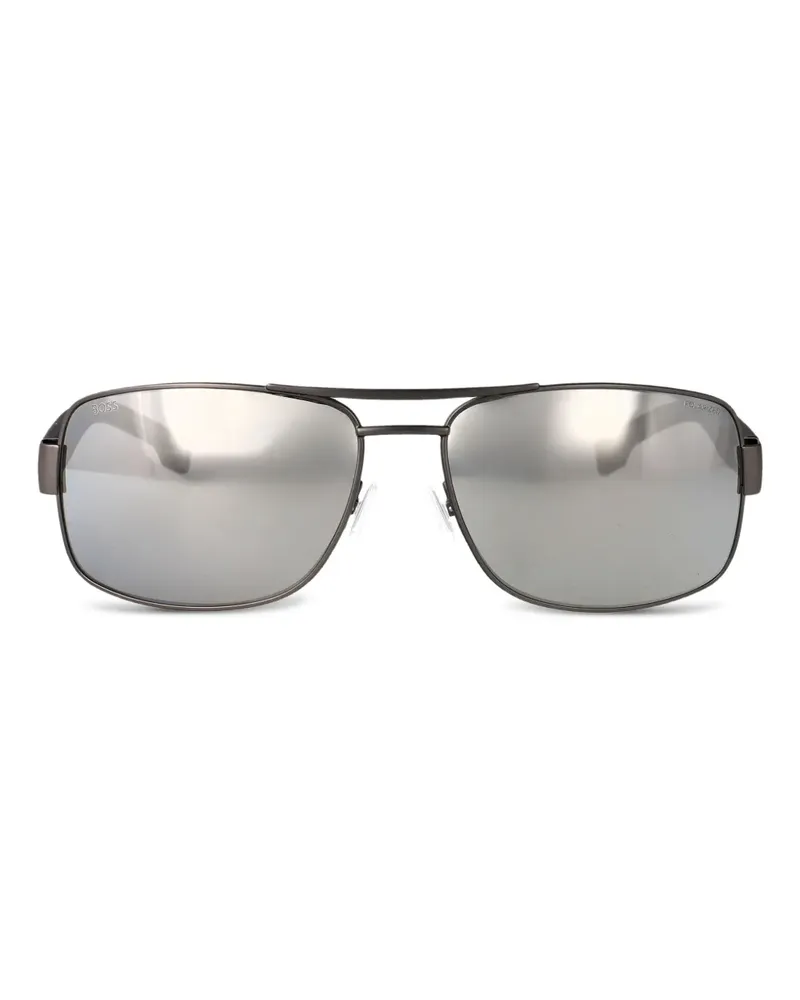 HUGO BOSS Getönte Pilotenbrille - Silber Silber