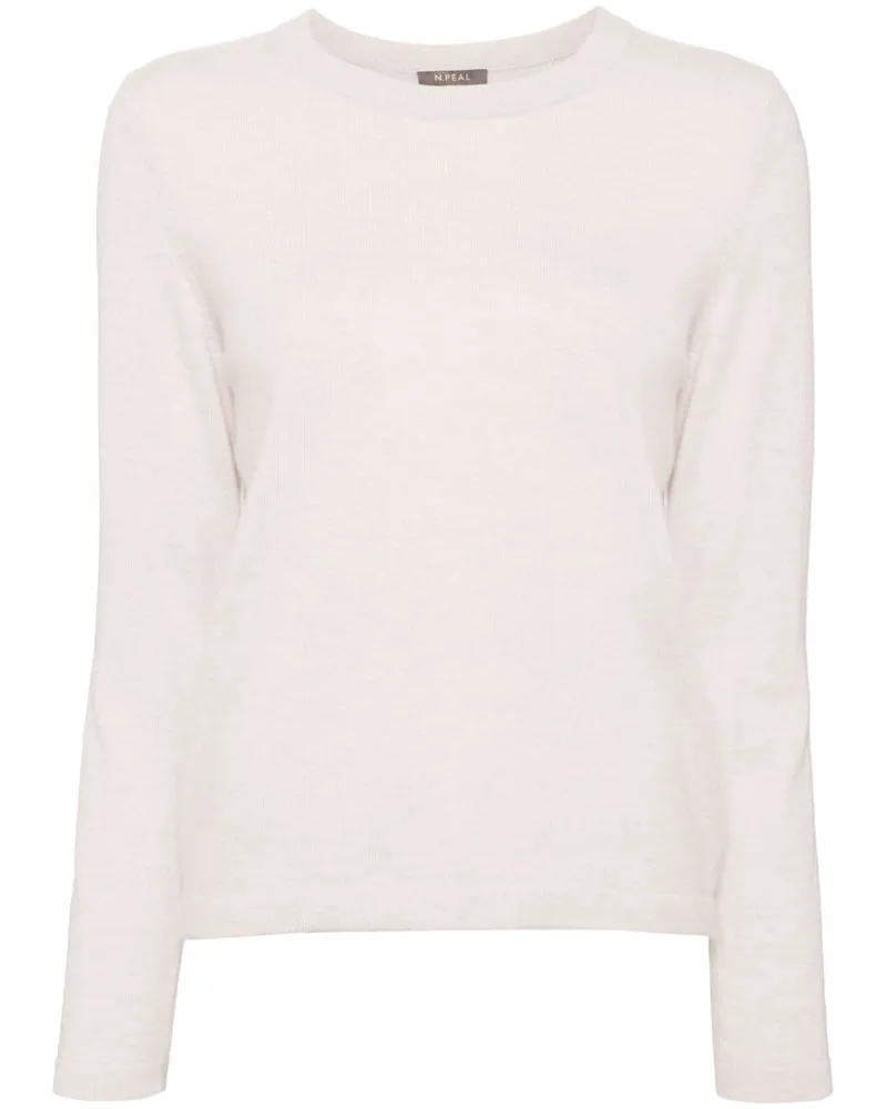 N.Peal Pullover mit Rundhalsausschnitt - Nude Nude