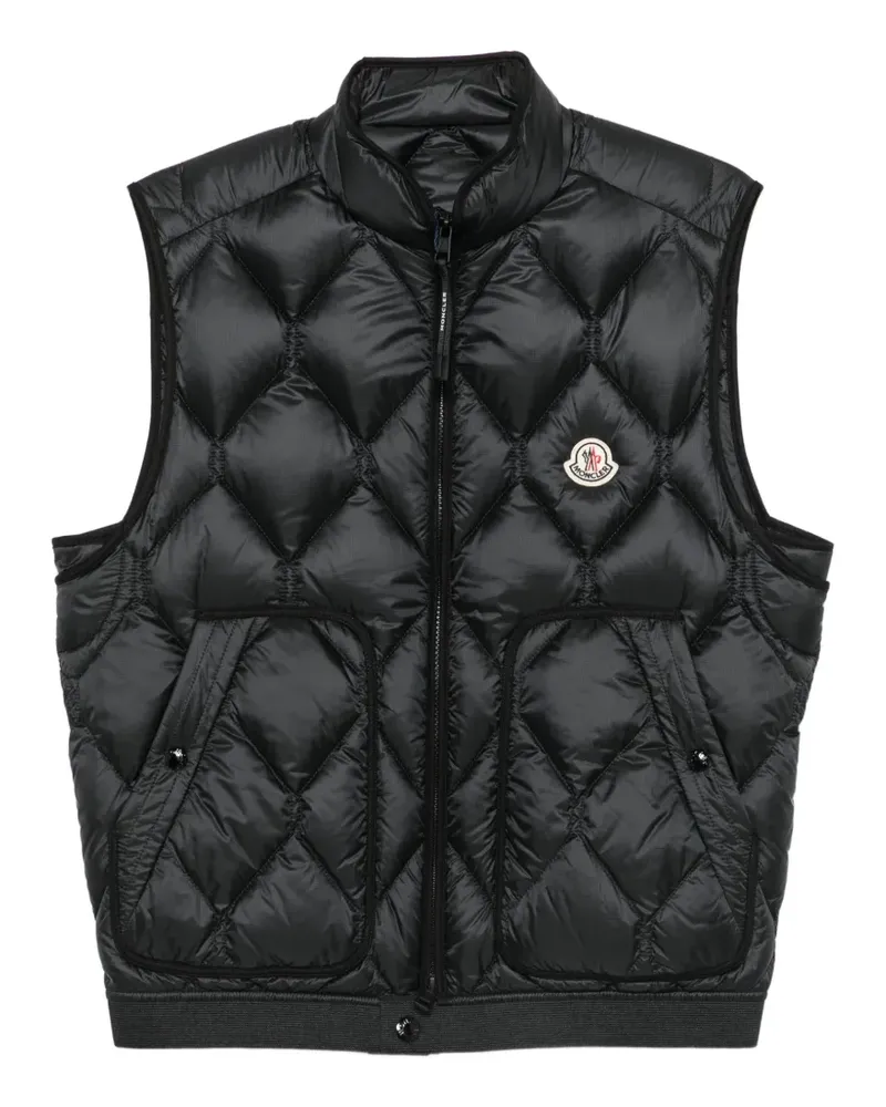 Moncler Gesteppte Erelia Weste - Schwarz Schwarz