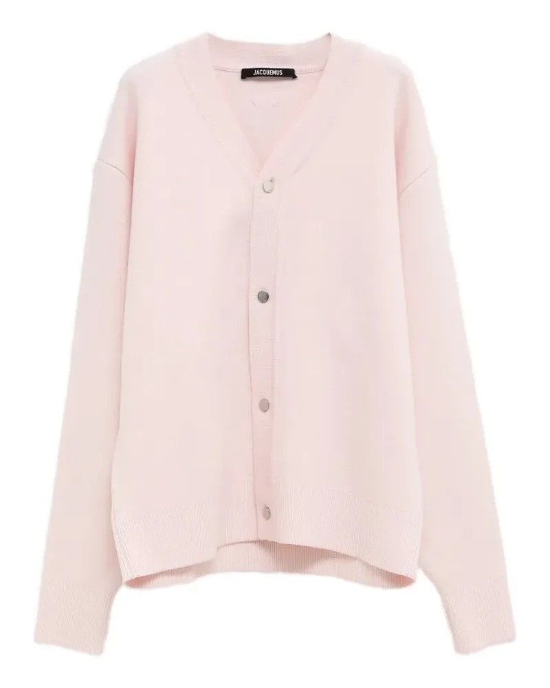 Jacquemus button-fastening cardigan - Rosa Rosa