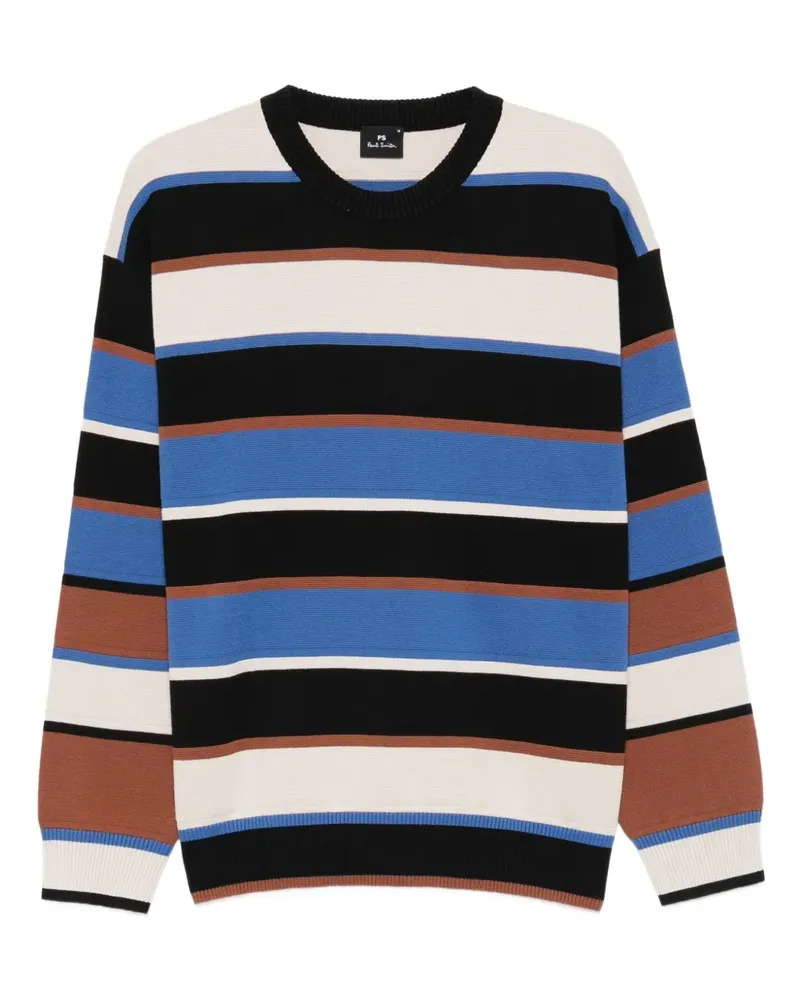 Paul Smith Gestreifter Pullover - Schwarz Schwarz