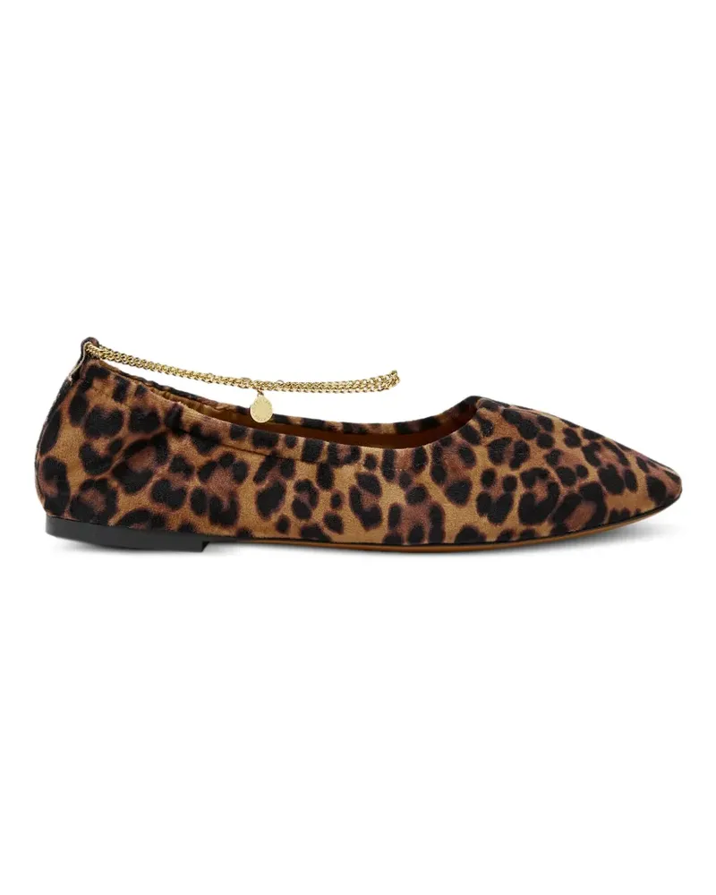 Stella McCartney chain-detail ballet flats - Braun Braun