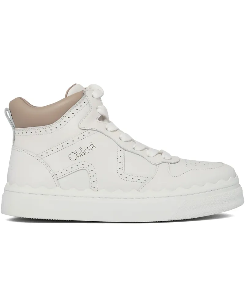 Chloé Sneakers mit perforierten Details - Weiß Weiß
