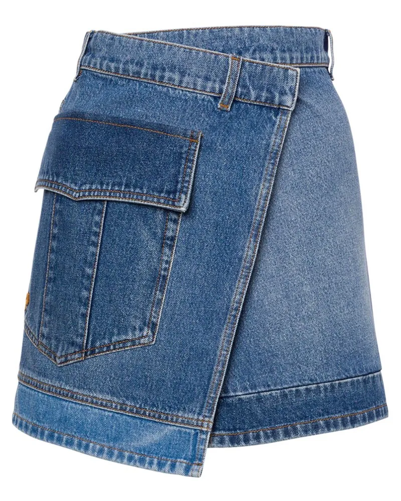 Philosophy Di Lorenzo Serafini Asymmetrischer Jeansrock - Blau Blau