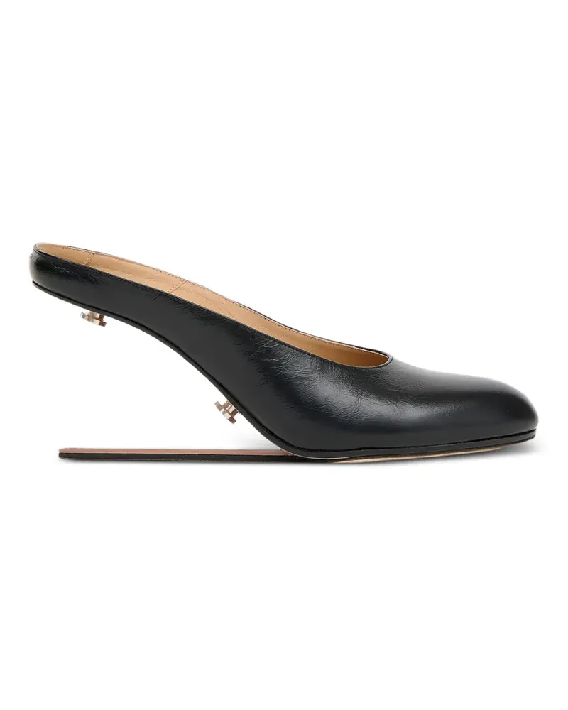 Maison Margiela Plexi Wedge-Mules - Schwarz Schwarz