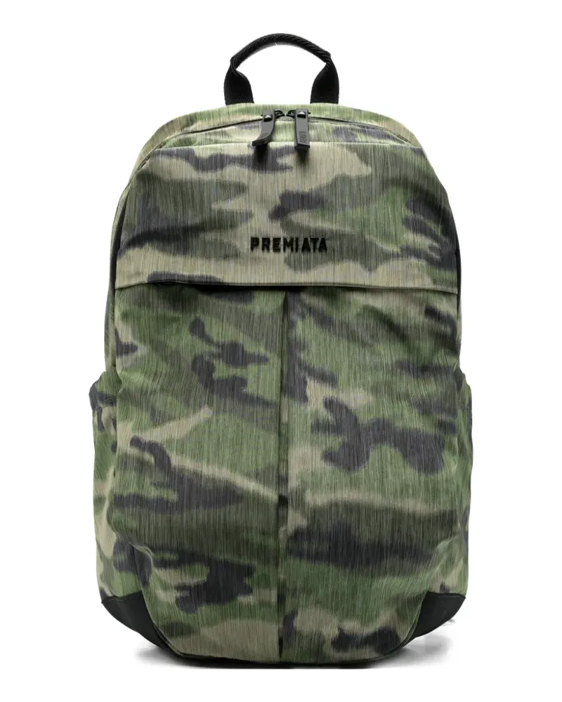 Premiata camouflage zip backpack - Grün Grün