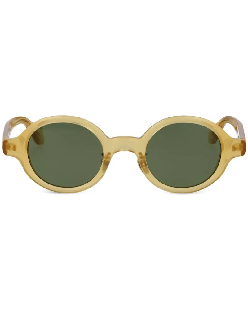 Giorgio Armani Sonnenbrille mit rundem Gestell - Gelb Gelb