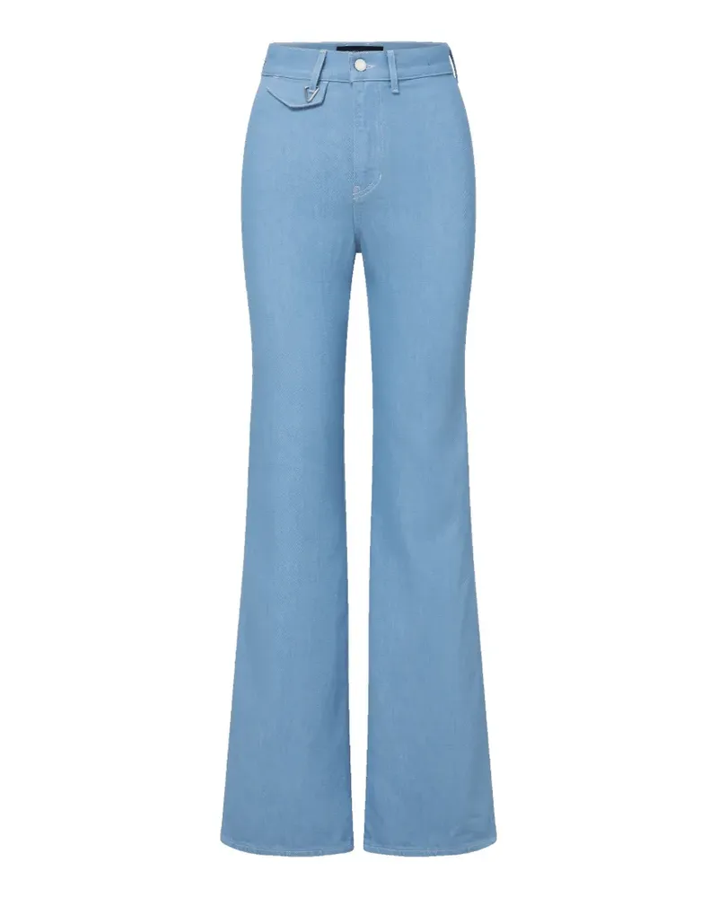 Veronica Beard Crosbie high-rise wide leg trousers - Blau Blau