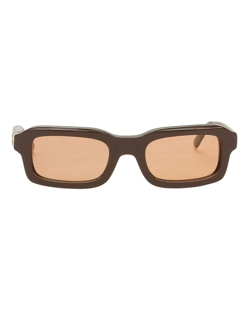 RHUDE Steve Sonnenbrille - Braun Braun