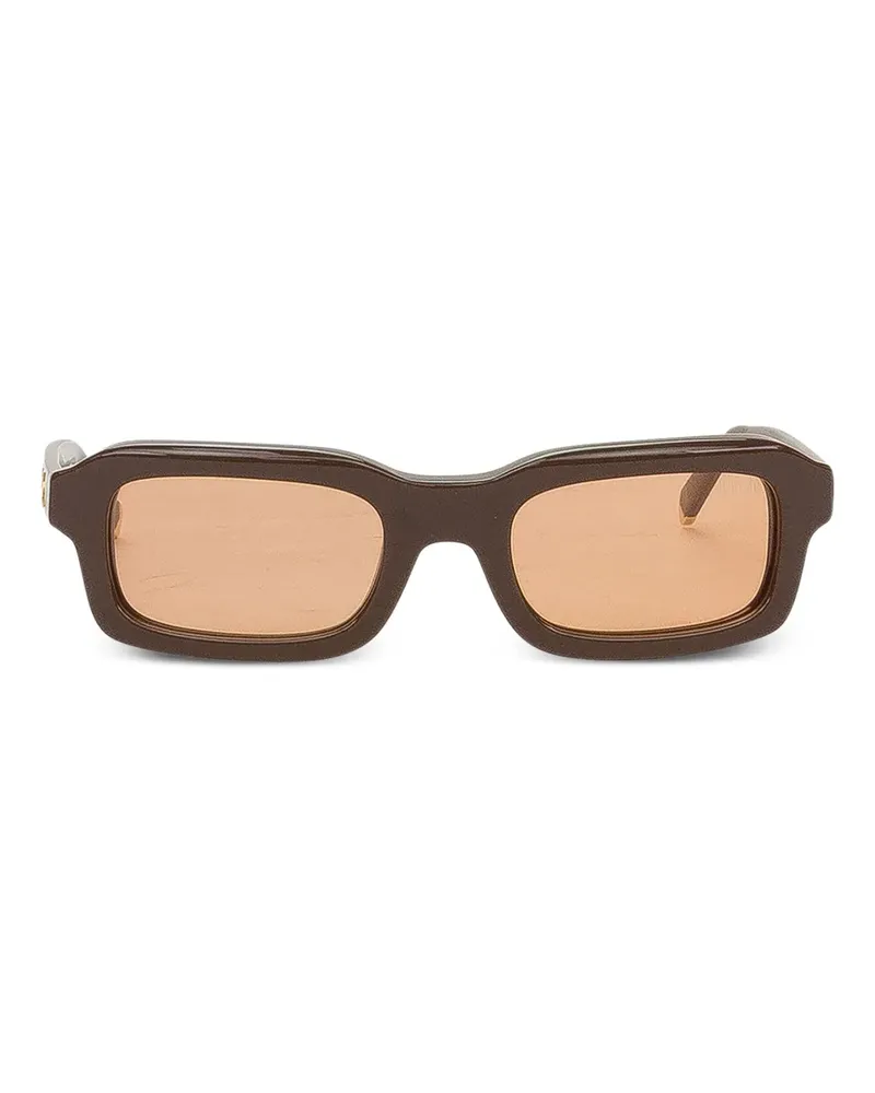 RHUDE Steve Sonnenbrille - Braun Braun