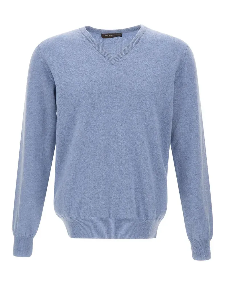 Filippo de Laurentiis V-neck sweater - Blau Blau