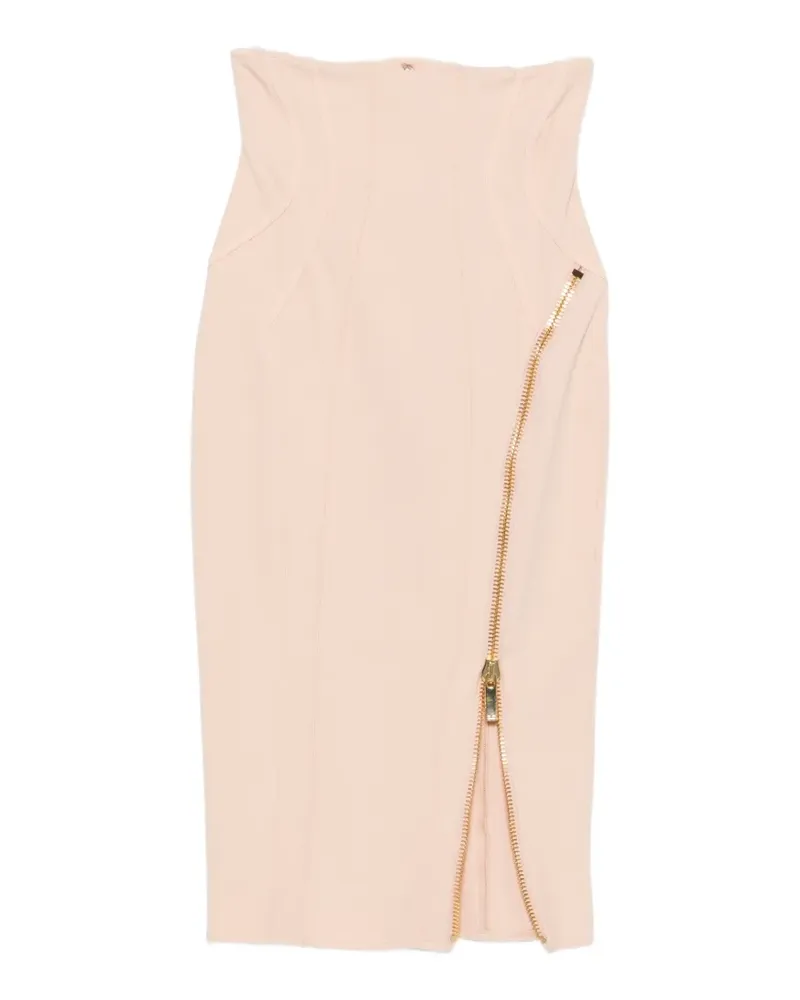 Elisabetta Franchi zip-detail pencil skirt - Rosa Rosa