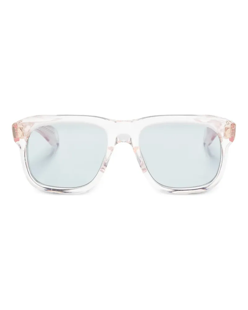 Jacques Marie Mage Sonnenbrille mit eckigem Gestell - Nude Nude