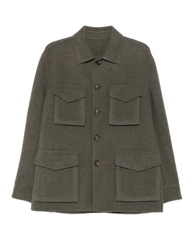 Eleventy Wolljacke mit Taschen - Grau Grau