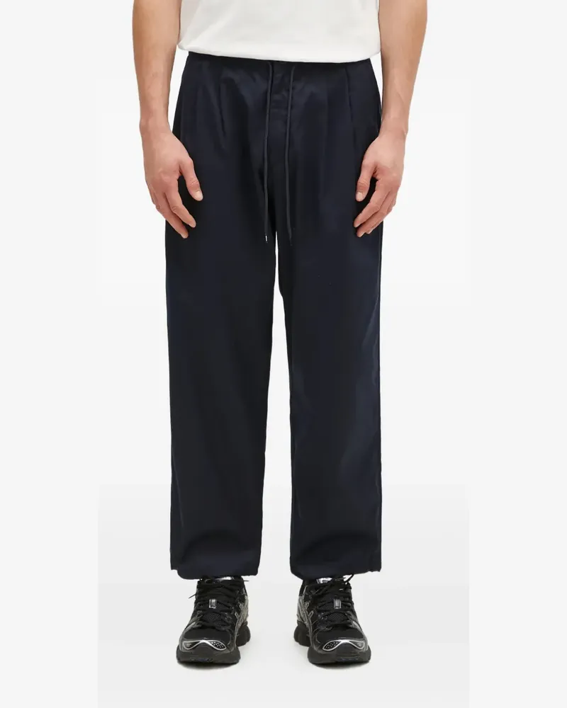 Neighborhood Bundfaltenhose mit Kordelzug - Blau Blau