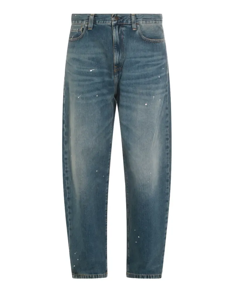 Carhartt WIP Landon paint-splatter washed jeans - Blau Blau
