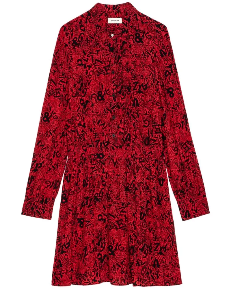 Zadig & Voltaire Refla Minikleid - Rot Rot