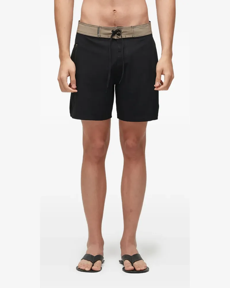 Osklen Apx Pro Badeshorts mit Kordelzug - Schwarz Schwarz