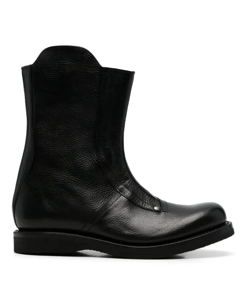 Our Legacy Moto leather boots - Schwarz Schwarz