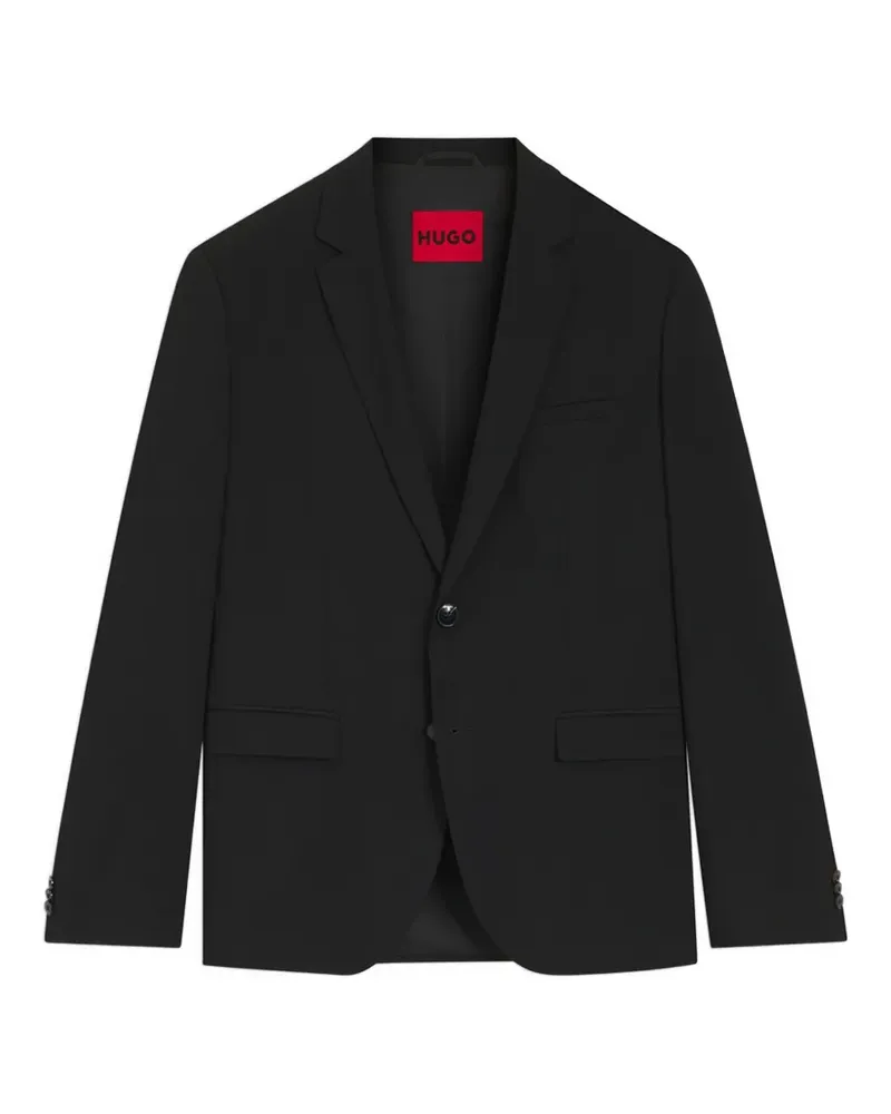 HUGO BOSS single-breasted blazer - Schwarz Schwarz