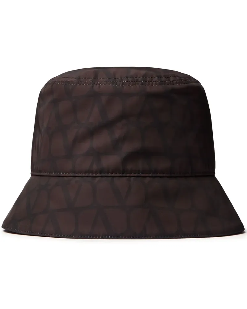 Valentino Garavani Fischerhut mit Toile Iconographe-Print - Braun Braun