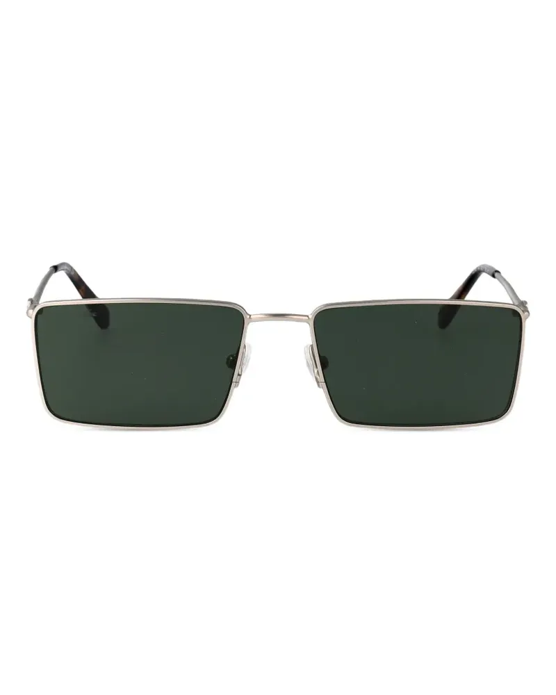 Lacoste Icons rectangle-frame metal sunglasses - Silber Silber