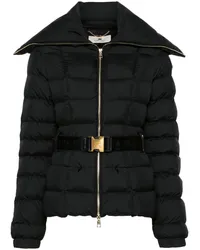 Elisabetta Franchi Gesteppte Jacke Schwarz