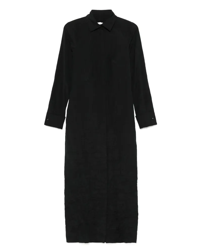Max Mara Rovigo Midikleid - Schwarz Schwarz