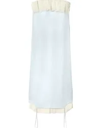 OFF-WHITE Fluid Cu Upside Down Kleid Blau