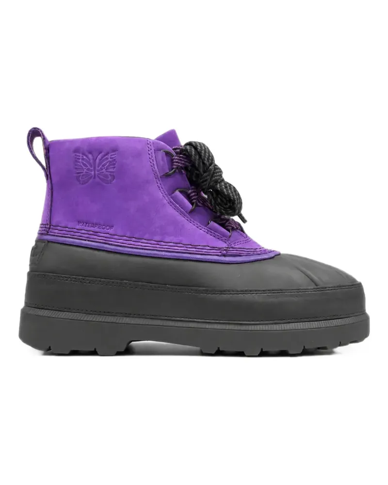 NEEDLES Stiefeletten mit Logo-Prägung - Violett Violett