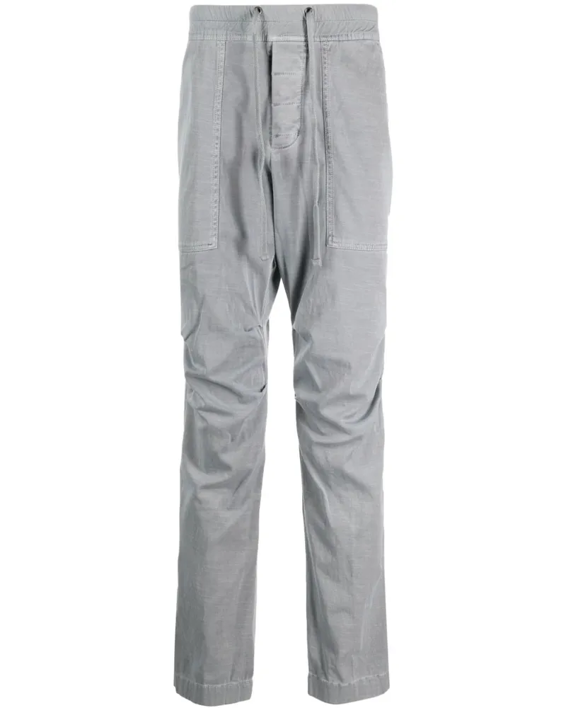 James Perse Straight-Leg-Hose mit Kordelzug - Blau Blau